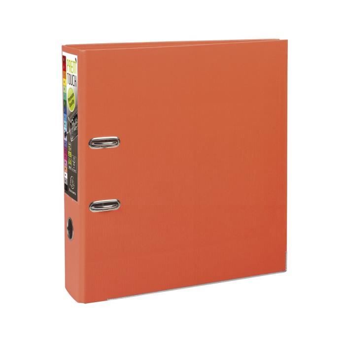Arquivador com Pega EXACOMPTA Laranja (24.2x29.7cm) EXACOMPTA - Pastas Organizadoras - arquivador, pega, laranja, 24.2x29.7cm, 3 compartimentos