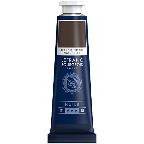 Tinta de Óleo LEFRANC&BOURGEOIS Fine Oil Brown Raw Umber Lefranc Bourgeois - Tinta, tinta de arte e esmalte - tinta à base de óleo, textura fina, 48 cores