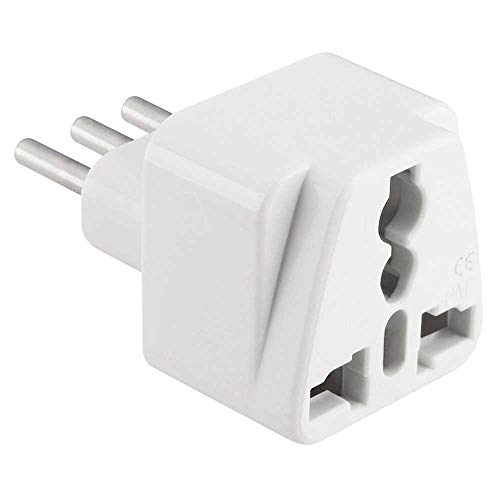 Adaptador de Energia CA ITALIA 2P Prateado Ociodual - Conversores e adaptadores de viagem - italia, 2P, prateado