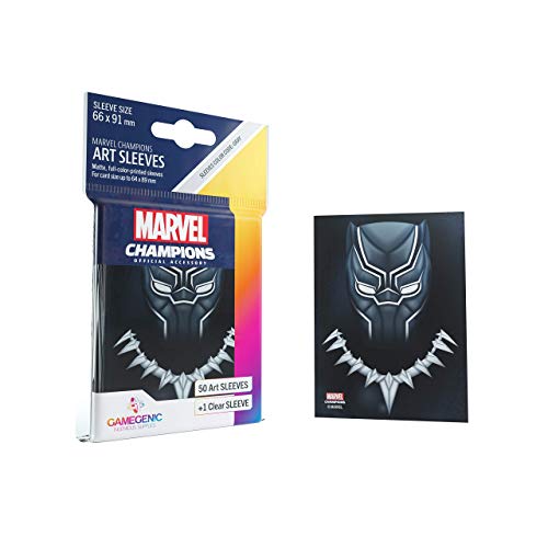 Caixa de Arrumação FANTASY FLIGHT GAMES Marvel Champions: Official Sleeves: Black Panther GAMEGEN!C - Brinquedos e jogos - black panther, Marvel Champions, cartas, selos