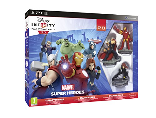 Jogo PlayStation 3 Disney Infinity 2.0 - Marvel Super Heroes Starter Pack Disney - Software de jogos de vídeo - playstation 3, disney infinity 2.0, marvel super heroes starter pack, jogo base, vingadores, Iron Man