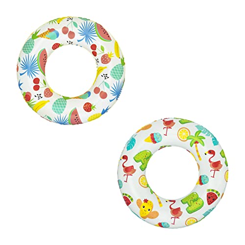 Flutuador para Crianças BESTWAY 56532 (Multicor - 61x61cm) Bestway - Brinquedos - 61x61cm, multicor, vinil resistente, válvula de segurança