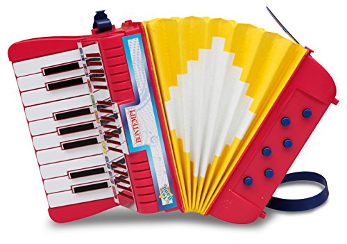 Instrumento Musical BONTEMPI 33 1780 (Idade Mínima Recomendada: 3 anos) Bontempi - Brinquedos - acordeão, 17 teclas, corrente incluída, para crianças
