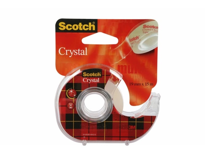 Dispensador de Fita Adesiva 3M 019 D (Preto) Scotch - Dispensadores de fita - preto, resistente à água