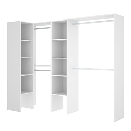 Armário de Cozinha MIRAKEM (Branco - Melamina - 19x228x79 cm) DEKIT - Armários de cozinha - melamina, branco, 2 portas, 1 gaveta