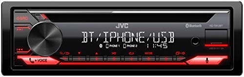 Autorrádio JVC KD-T812BT (Bluetooth Mãos Livres - USB - Microfone) JVC - Áudio - bluetooth, manos livres, usb, microfone