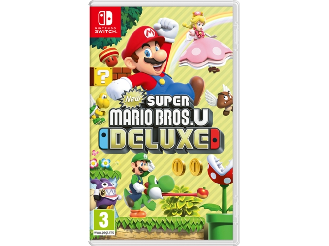 Jogo Nintendo Switch New Super Mario Bros. U: Deluxe Edition (EN) Nintendo - Software de jogos de vídeo - nintendo switch, new super mario bros, deluxe edition, aventura, Mario, luigi