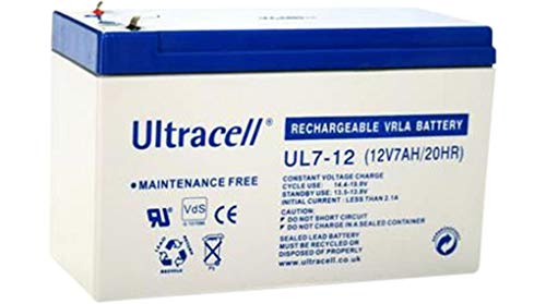 Bateria Recarregável ULTRACELL 78246 (12 V - 7000 mAh) Ultracell - Baterias - bateria recarregável, ultracell 78246, 12V, 7000mah