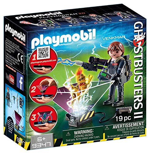 Playmobil The Real Ghostbusters 9347 Peter Venkman (Peluches e Bonecas) PLAYMOBIL - Conjuntos de brinquedos - playmobil, ghostbusters, peter venkman, holograma, aplicação