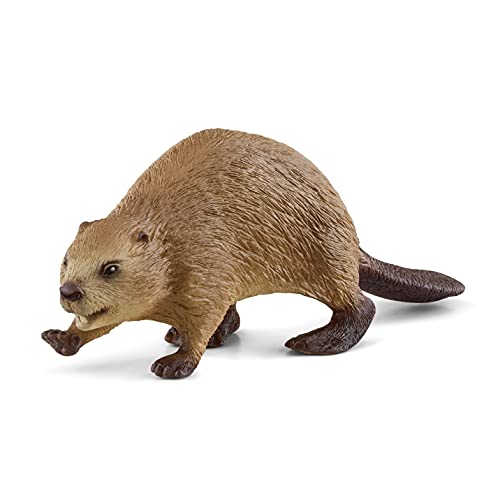 Figura de Brincar Schleich Wild Life Castor 5 cm Schleich - Bonecos de ação e brinquedo - brinquedo, castor, 5 cm
