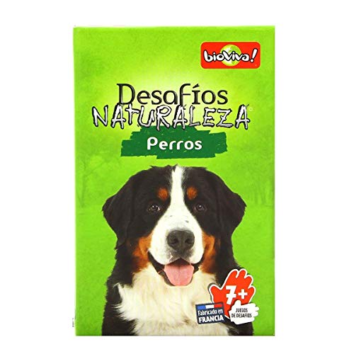 Jogo de cartas BIOVIVA Desafios naturaleza: Perros Bioviva - Jogos - 36 cartas, ilustradas, animais, extinção
