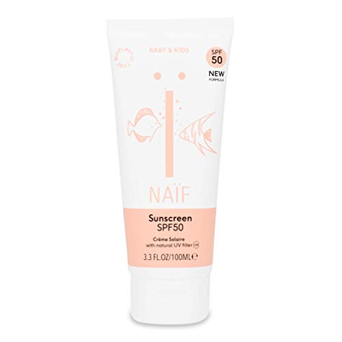Protetor Solar NAIF SPF50 (100 ml) NAIF CARE - Banho e corpo - spf50+, protetor solar, crianças, complexo absorvente, formulação suave