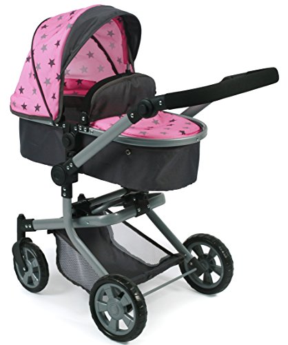 Carrinho de Bonecas BAYER 4 em 1 Mika (Idade Mínima Recomendada: 3 anos) Bayer Chic 2000 - Brinquedos - bonecas, 4 em 1, a partir dos 3 anos