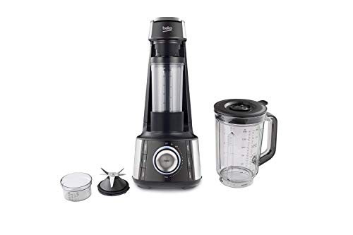 Liquidificadora BEKO TBV8106BX (1000 W - 1.5 L) BEKO - Batedeiras e liquidificadores - 1.5 L, batedura em vácuo, pulse, jarra removível, anti-derrapantes