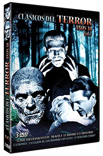 DVD Pack Clásicos Del Terror Años 30 Vol.1 (Edição em Espanhol) Llamentol S.L. - Dvds de filmes e programas de televisão - dvd, clássicos do terror, anos 30, edição espanhola