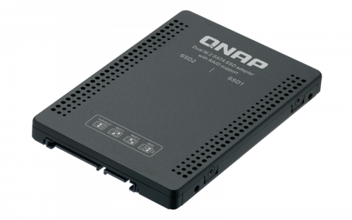 Placa Adaptadora de Interface QNAP M.2 QNAP - Acessórios de disco rígido - adaptador, sata, 2 portas, 6 gbit/s