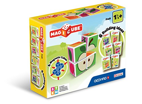 Brinquedo Magnético GEOMAG Magnetic Cubes (Idade Mínima: 8) Geomag - Brinquedos de conjunto de construção - magnético, blocos, 8 anos