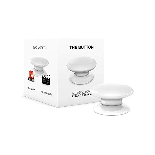 Interruptor Zigbee Fibaro The Button 1 Unidade (Fibaro) FIBARO - Câmeras de vigilância - zigbee, botão, usb, z-wave