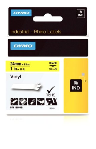 Etiquetadora DYMO 1868753 Preto sobre branco DYMO - Cartuchos de toner e jato de tinta - preto, branco, transferência térmica