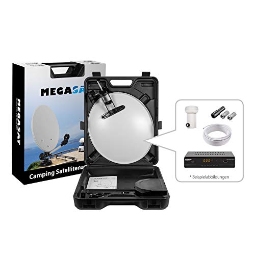 Antena Parabólica MEGASAT 9101628 (Preto e Branco) Megasat - Antenas - antena parabólica, preto e branco, 2m, Ø 40 cm