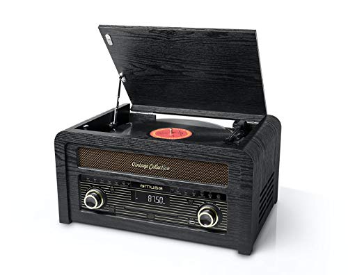 Gira-Discos MICRO SYSTEME MT-115 W (Automático - Velocidade: 33 1/3 - 45 - 78) Muse - Áudio - automático, 33 1/3 rpm, 45 rpm, 78 rpm, reprodução USB