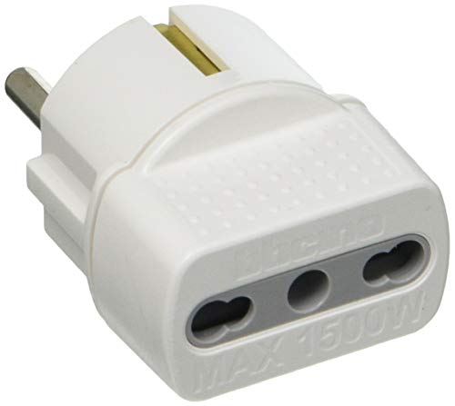 Adaptador de Viagem BTICINO S3625D Branco bticino - Tomadas e soquetes de energia - feminino, masculino, branco