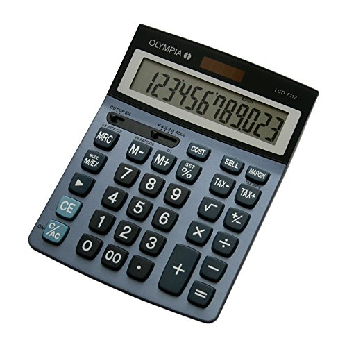 Olympia LCD 6112 calculadora PC Calculadora básica Preto Olympia - Calculadoras - pc, calculadora básica, preto, memória interna