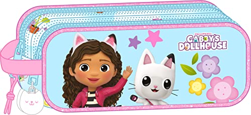 Conjunto de bonecos de brincar SPIN MASTER Gabby's Dollhouse (3 anos) safta - Bolsas, carteiras e estojos - 2 personagens, casinha móvel, divisões, acessórios