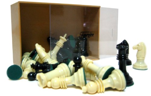 Folhas de Xadrez FOURNIER 521 722 (Multicor) Fournier - Brinquedos e jogos - plástico, branco, preto, multicor