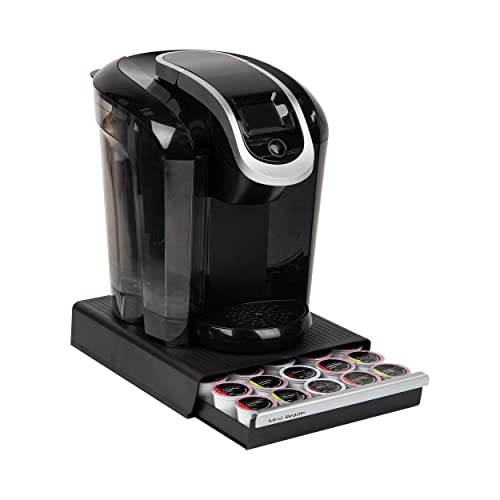 Caixa de Café MIND READER (Branco - Aço Inoxidável) EMS Mind Reader LLC - Organizadores de balcão de cozinha e estação de bebidas - café, organizado, elegante, fácil de limpar