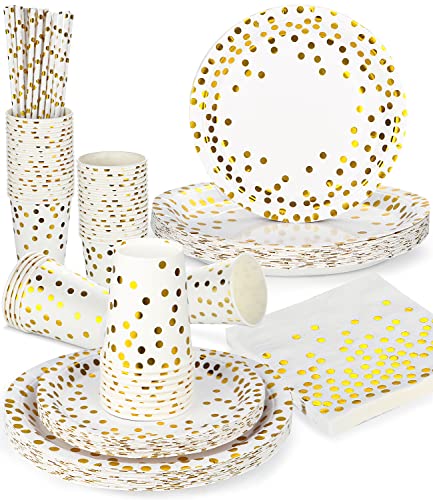 Conjunto de 125 Peças para Festa (Branco) NEFLSI - Jogos de talheres - 125 peças, 3 tabuleiros, 2 mesas, 120 peças decorativas