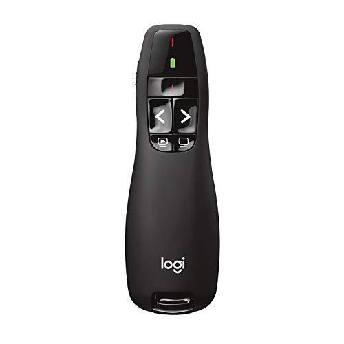 Comando LOGITECH R400 (Wireless - Windows) Logitech - Apresentadores sem fio - wireless, 2.4 ghz, 15 metros, usb