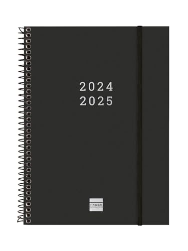 Agenda FINOCAM Espiral 18 Meses 2024-2025 Semana Vista Horizontal Preto Cabero Group 1916, S.A. - Calendários, organizadores e planejadores - agenda, finocam, espiral, 18 meses, 2024-2025, semana vista horizontal, preto