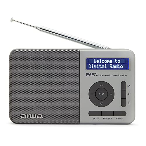 Rádio Portátil Aiwa RD-40DAB/SL | Prateado (Rádio) Aiwa - Áudio - portátil, aiwa, rd-40dab, prateado
