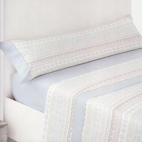 Conjunto de Lençóis MERCURY TEXTIL Verão (140x200cm) MERCURY TEXTIL - Roupa de cama e cama - algodão, 140x200cm, impressão digital, 3 peças