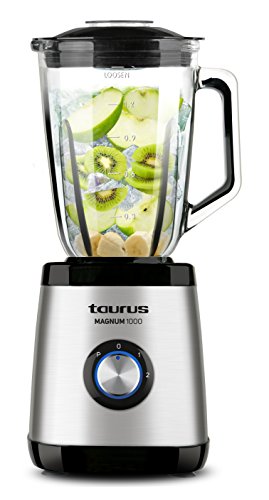 Varinha mágica TAURUS Optima Magum 1000 Taurus - Eletrodomésticos de cozinha - 1200 W, 2 velocidades, 1,75 litros, jarra de vidro