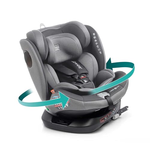 Cadeira Auto Babyauto Biro Plus Moon Grey TPR - Cadeirinhas para bebês e crianças pequenas - isofig, gaveta, proteção extensível, resistente água, encosto ajustável