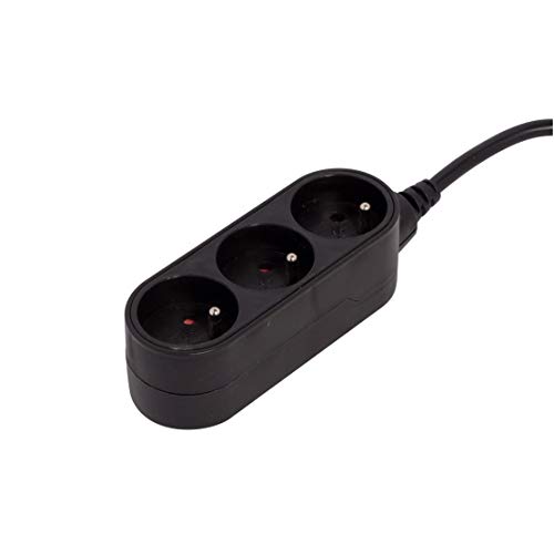 Base de Designo 3 X 16A 0.5M Chacon Preto Chacon - Fios de extensão - base, designo, 3 x 16a, 0.5m, chacon preto