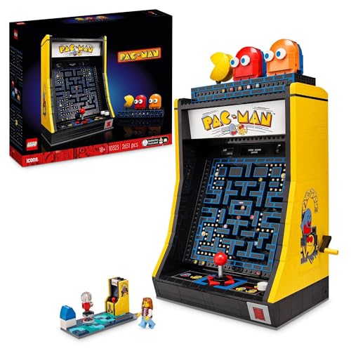 LEGO Icons Pac-Man - 10323 (Idade Mínima Recomendada: 18 anos) LEGO - Roupa - pac-man, arcade machine, figuras giratórias, minifigura