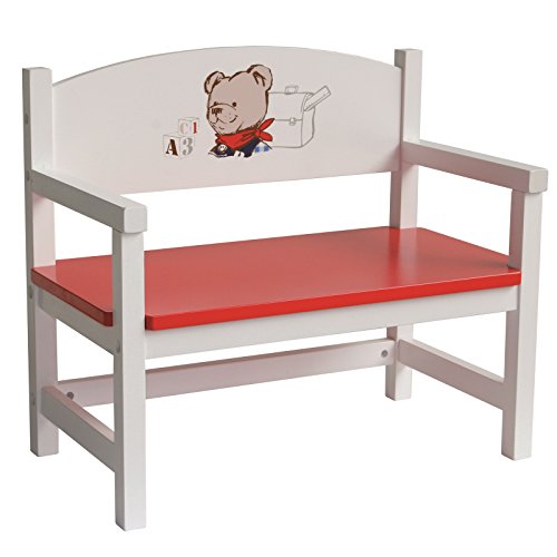 Cama de Bonecos TEDDY COLLEGE com Impressões Térmicas (36 x 40 x 22 cm) roba - Acessórios para bonecas e figuras de ação - impressões térmicas, 36 x 40 x 22 cm, madeira mdf, poliéster
