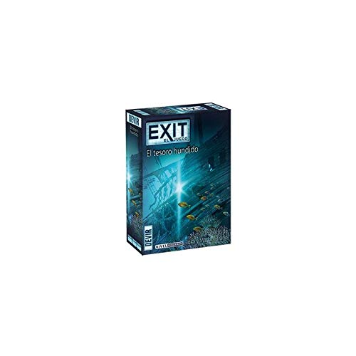 Jogo de tabuleiro ASMODEE Exit: The Sunken Treasure Devir - Jogos - puzzle, aventura, misterioso, enredo único