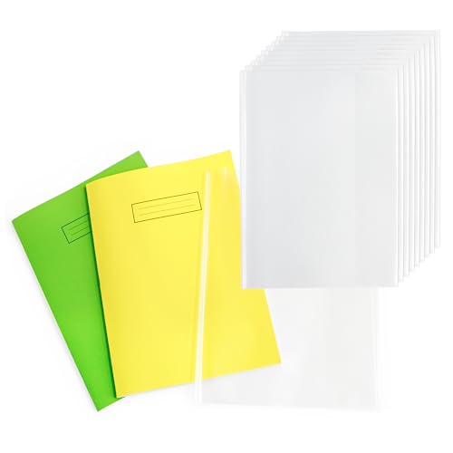 Bolsas para Livros de Exercícios EXERZ A4 (Transparente - Polipropileno) Exerz Limited - Capas de livros - transparente, polipropileno, resistentes a salpicas, a4