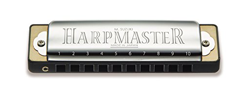 Harmónica SUZUKI Harpmaster MR-200C (Preto) Suzuki - Acessórios para instrumentos musicais e orquestra - preto, 20 notas, ABS material, diatônico