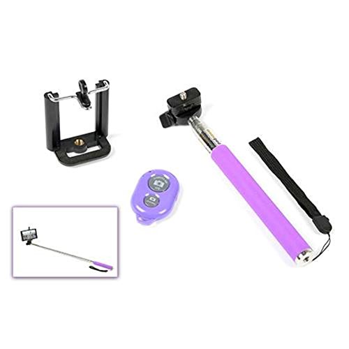 Selfie Stick ZIRON Selfie Stick (Bluetooth - Roxo) Ziron - Tripés e monopés para telemóveis e tablets - bluetooth, roxo, fotografia, câmera