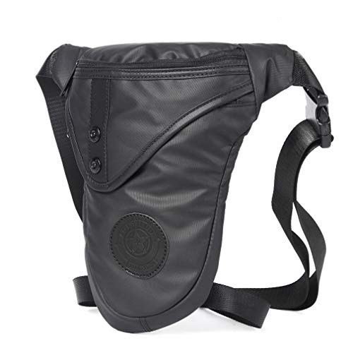 Bolsa de Pernas Oxford Unisexo Preto (Recondicionado Como Novo) Xieben - Bolsas de cintura - oxford, unissexo, preto, recondicionado