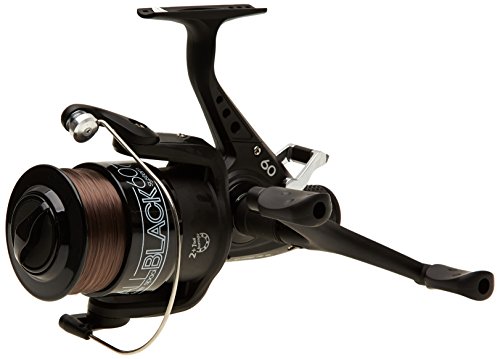 Carreto de Pesca LINEA EFFE All Black 60 Baitrunner Lineaeffe - Carretéis de pesca - alta qualidade, 5.2:1, anti-respingos, 3 rodas