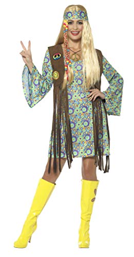 Fato de Mulher DISFRAZZES Hippie Com Franjas (Tam: S) DISFRAZZES - Fantasias - hippie, franjas, tam s