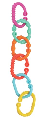 Jogo Didático PLAYGRO Loopy links (0.25 anos) Playgro - Móveis para bebês e crianças pequenas - capacidades motoras, cognitivas, 24 anéis, cadeira de rodas