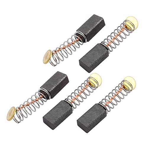 Acessório para Roçadeiras e Aparadores Sourcing Map 5PCS Generic Electric Motor Angle Grinder Carbon Brushes 10x5x4mm with Spring sourcing map - Motores elétricos - carbono, 10x5x4mm, spring
