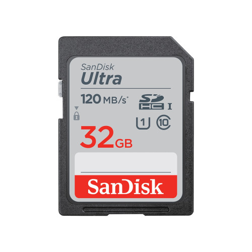 Cartão de Memória SANDISK 32GB UHS-I V30 A1 Sandisk - Cartões de memória flash - 32 GB, UHS-I V30 A1, 120 MB/s